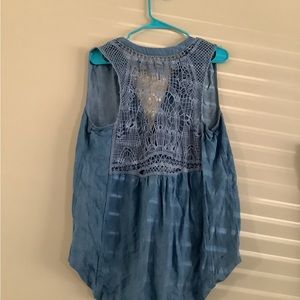 Oversized Denim Blouse